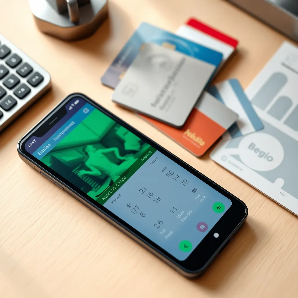 Nederlandse bankpassen en financiële apps op smartphone