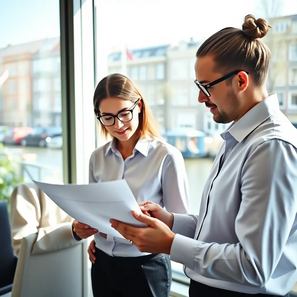 Digitale financiële tools op tablet met Nederlandse bankapp