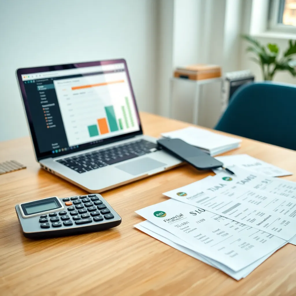 Nederlandse ZZP'er werkt aan financiële administratie